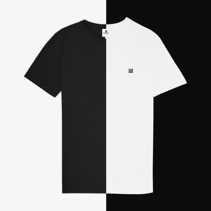 T-shirt noir et blanc Mobay Studio